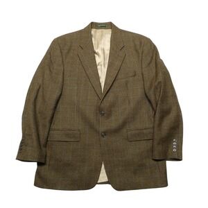 Marshall Field's Blazer Mens 42R Brown Plaid Wool Tweed Sport Coat Jacket Canada